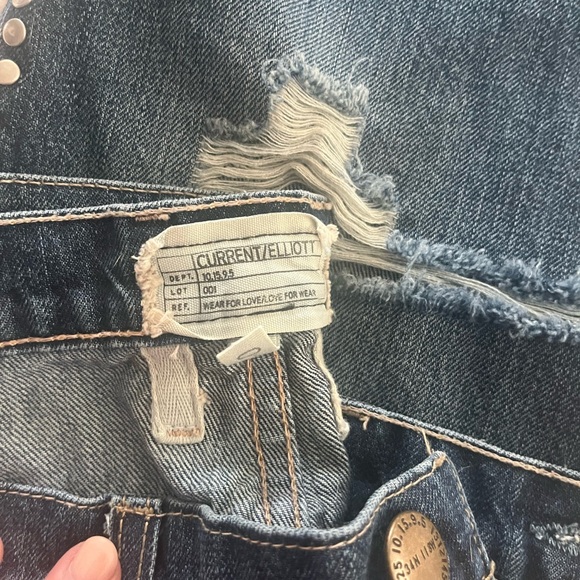 Current/Elliott Riveted Jeans Sz30 - Picture 4 of 5